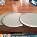 13 25 47 mm diameter 0.2 micron stainless steel 304 wire mesh filter disc